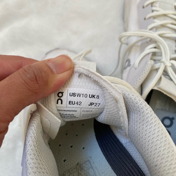 On Running On Cloud Cloudnova Form Sneakers White/Eclipse Colorway Men’s Size 10 - Picture 7 of 10